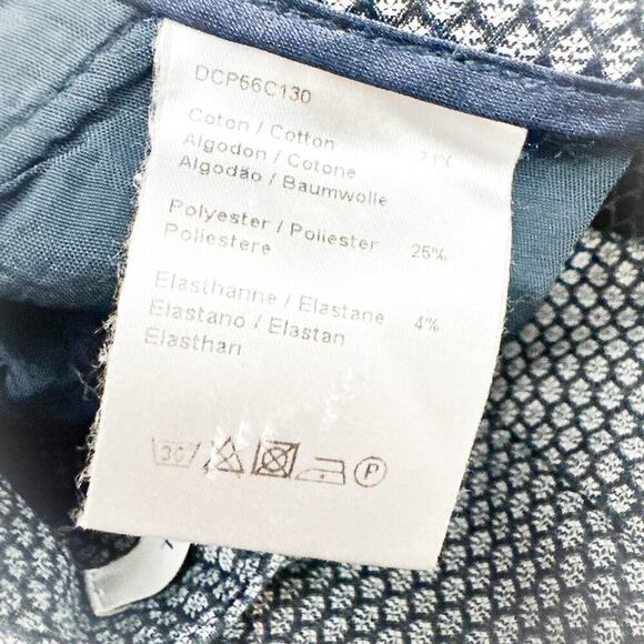 Gerard Darel Paris Pleated Straight Leg Brocade Mini Patterned Pants SIze 38 - Picture 7 of 10